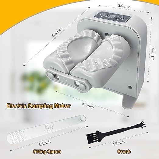 Electric Dumpling Maker Machine – One-Touch Automatic Wonton & Ravioli Press - Infinitygallery.store
