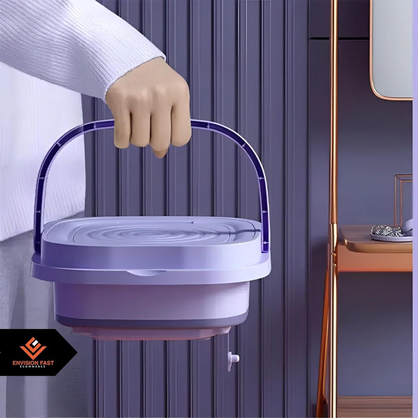 Mini Portable Washing Machine with Built-In Dryer – 5.5kg Compact Folding Washer for Home & Travel - Infinitygallery.store