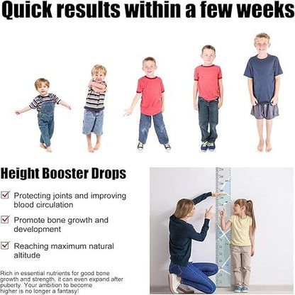 Height Booster Drops for Kids – Growth Support Formula (30ml) - Infinitygallery.store
