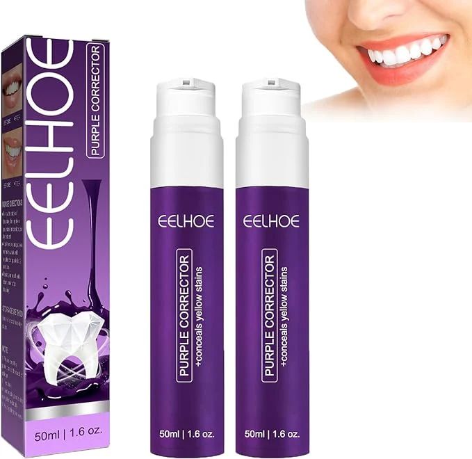 ✨ Purple Whitening Toothpaste – Color Corrector for Bright, Radiant Smiles - Infinitygallery.store