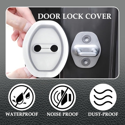 Universal Car Door Lock Silicone Covers – Scratch & Noise Protection (4/8/16 PCS) - Infinitygallery.store