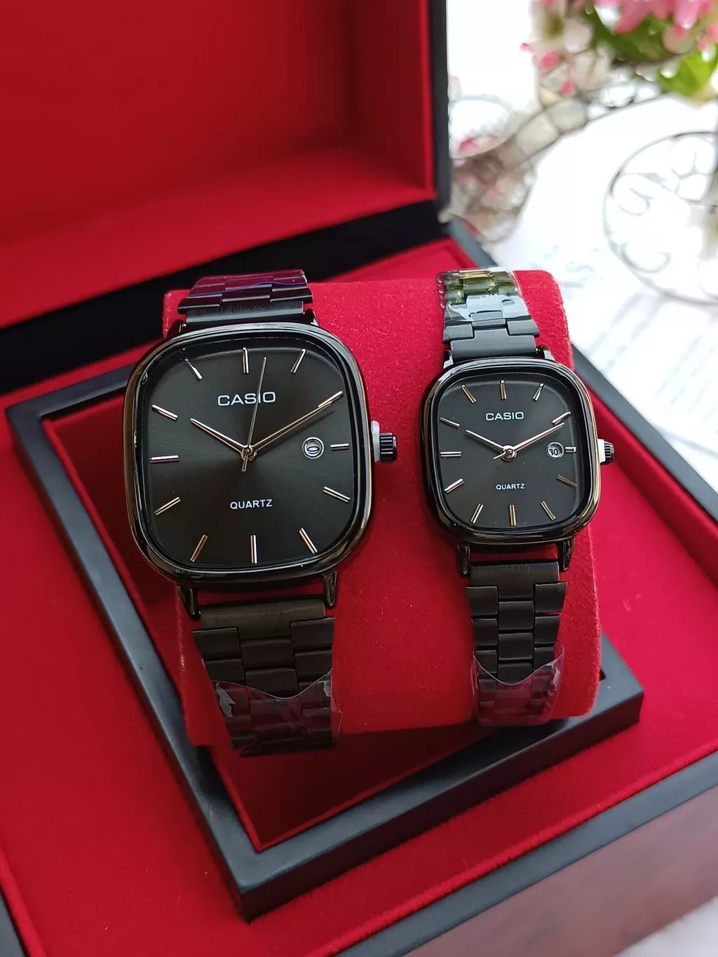 Casio Couple Watch Set – Classic His & Hers Analog Timepieces | Infinity Gallery - Infinitygallery.store