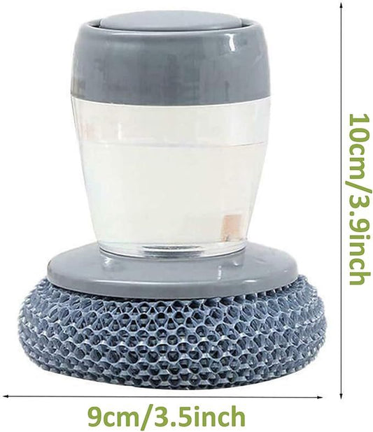 2-in-1 Cleaning Pot Brush with Soap Dispenser – Kitchen Sink & Dish Brush - Infinitygallery.store