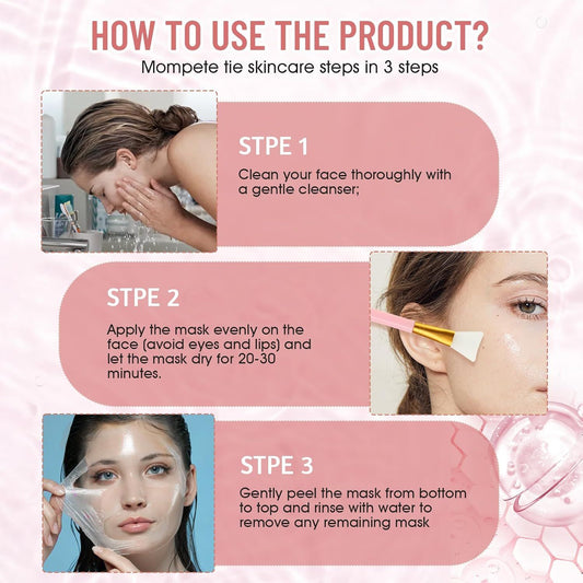 Allony Collagen Night Mask – Deep Nourishment & Pore Refining Peel-Off Mask - Infinitygallery.store