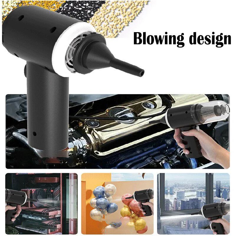 Smart Handheld Vacuum & Blower – 2-in-1 Cleaner for Home, Office & Car - Infinitygallery.store