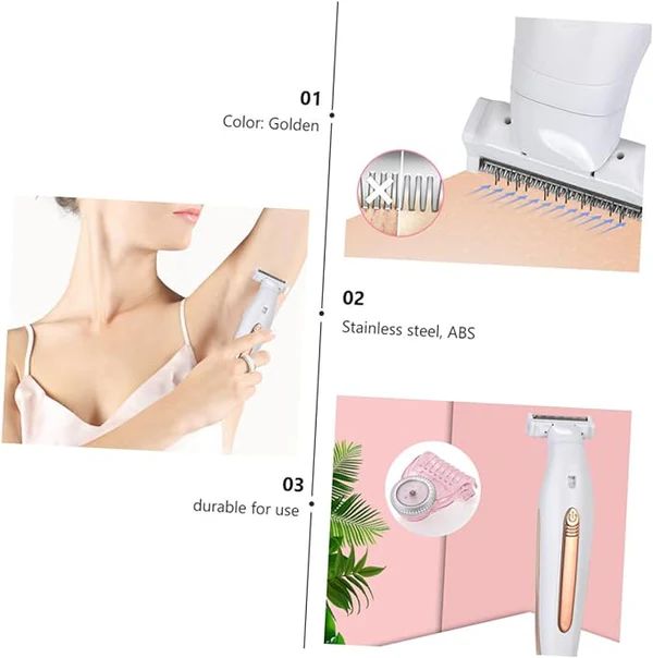 Electric Epilator & Hair Remover for Women – Portable & Gentle Hair Removal - Infinitygallery.store