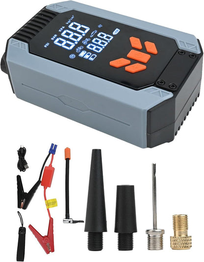 Portable 7200A Car Jump Starter with Air Pump – Power Bank & Tire Inflator (150 PSI) - Infinitygallery.store