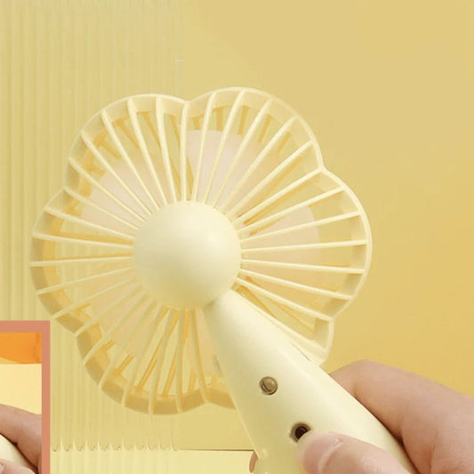 Compact Flower Fan – Stylish Mini Desk Fan with Adjustable Speeds & Quiet Cooling - Infinitygallery.store