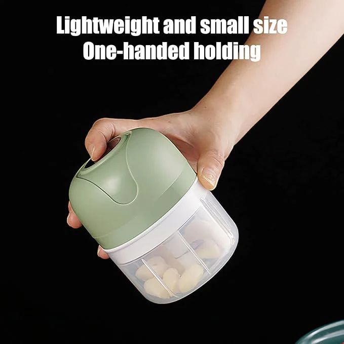 Electric Garlic Chopper – One-Touch Mini Food Processor for Fast & Easy Prep - Infinitygallery.store