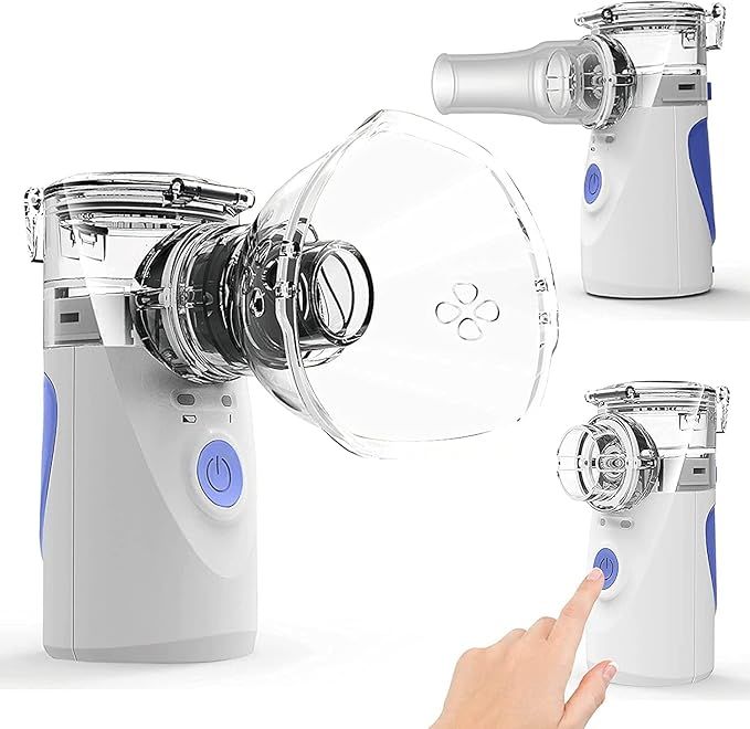 Handheld Mesh Inhaler Nebulizer – Portable Silent Vaporizer for Adults & Kids - Infinitygallery.store