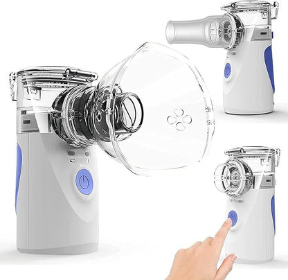 Handheld Mesh Inhaler Nebulizer – Portable Silent Vaporizer for Adults & Kids - Infinitygallery.store