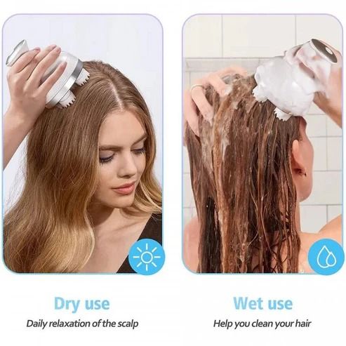 🌀 Wireless Scalp Massager – Electric Head Relaxation Tool for Stress Relief & Hair Health - Infinitygallery.store