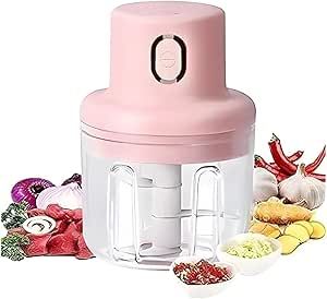 Wireless Electric Mini Food Chopper – Cordless, Portable & Battery Powered (250ml) - Infinitygallery.store