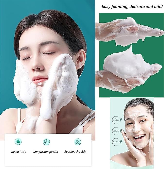 Cuishifan Whitening Facial Cleanser – Gentle Hydrating Foam for All Skin Types - Infinitygallery.store