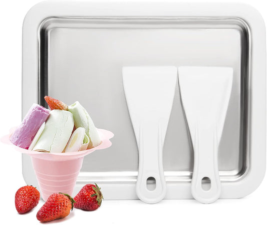 Instant Ice Cream Maker – DIY Rolled Ice Cream Pan for Kids & Adults - Infinitygallery.store
