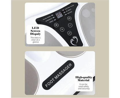 Smart Electric Foot Massager with Heat, EMS Pads & Remote – 15 Modes for Pain Relief & Muscle Recovery - Infinitygallery.store