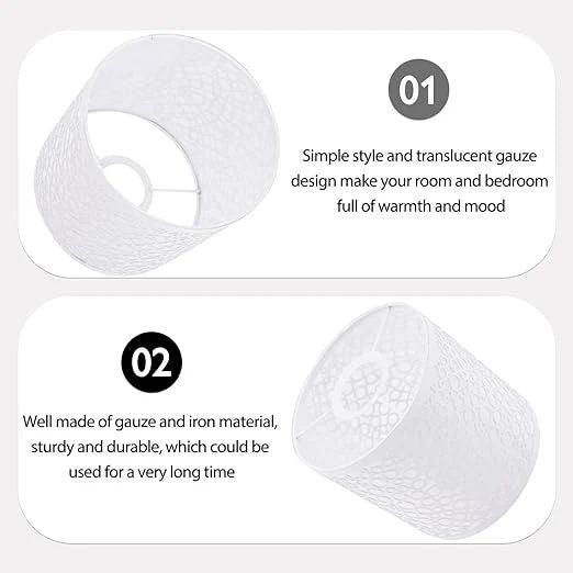 Modern Electric Table Lamp with Barrel Lampshade – Soft Light & Stylish Décor Accent - Infinitygallery.store