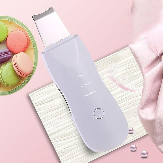 ✨ Face Blackhead Remover – Ultrasonic Skin Spatula for Deep Cleansing & Rejuvenation - Infinitygallery.store