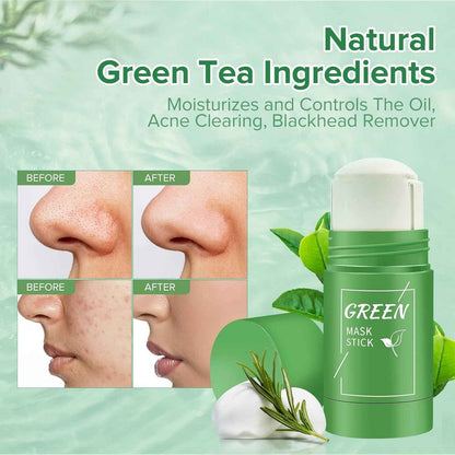 Green Tea Face Mask Stick – Deep Pore Cleansing & Oil Control