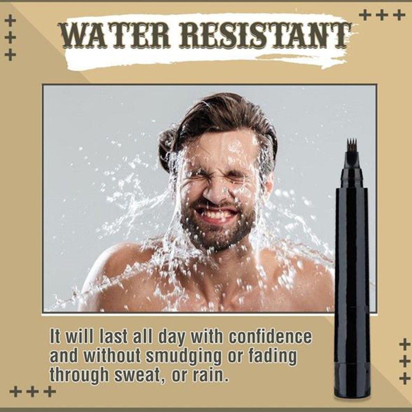 Beard Pen Filler for Men – Waterproof, Long-Lasting Beard & Hairline Enhancer - Infinitygallery.store