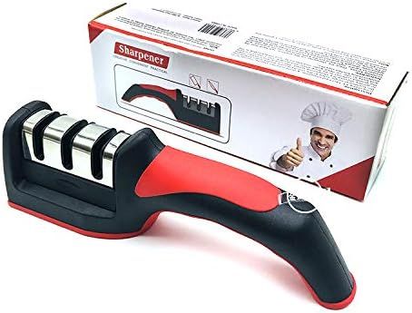 3-Stage Knife Sharpener with Diamond Abrasives – For Ceramic & Steel Knives - Infinitygallery.store