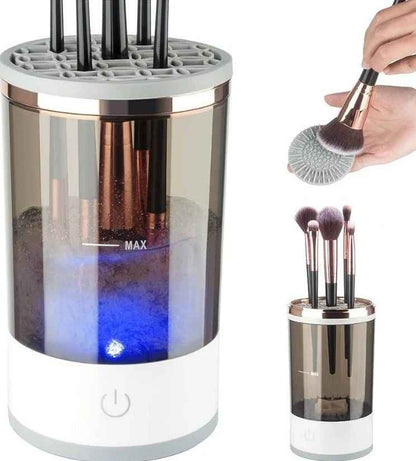 Electric Automatic Makeup Brush Cleaner – Multi-Brush Sonic Cleaner & Dryer