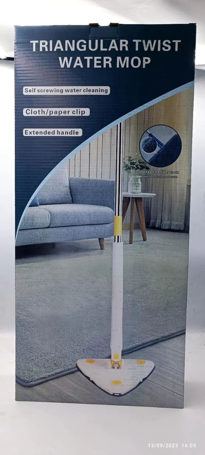 360° Rotating Triangular Mop – Wet & Dry Cleaning with Extendable Handle - Infinitygallery.store