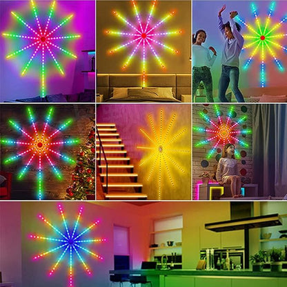 Smart Firework LED Lights – 16 Million Colors, Music Sync & App Control for Festive Ambience - Infinitygallery.store