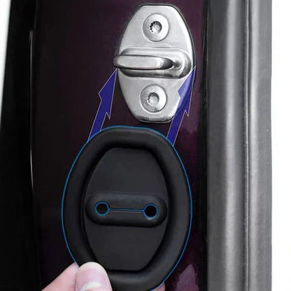 Universal Car Door Lock Silicone Covers – Scratch & Noise Protection (4/8/16 PCS) - Infinitygallery.store