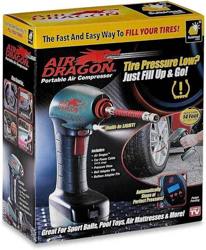Portable Air Dragon Compressor – Compact, Fast & Powerful Tire Inflator