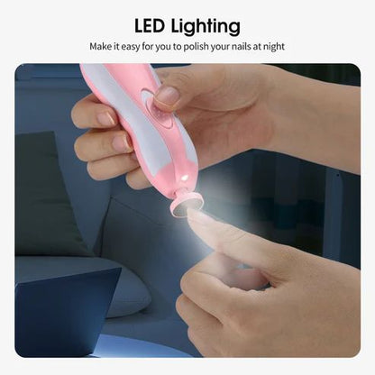 Electric Baby Nail Trimmer – Safe, Silent & Gentle Nail File for Infants and Toddlers - Infinitygallery.store