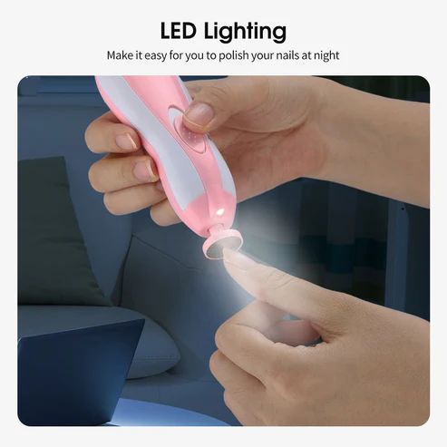 Electric Baby Nail Trimmer – Safe, Silent & Gentle Nail File for Infants and Toddlers - Infinitygallery.store