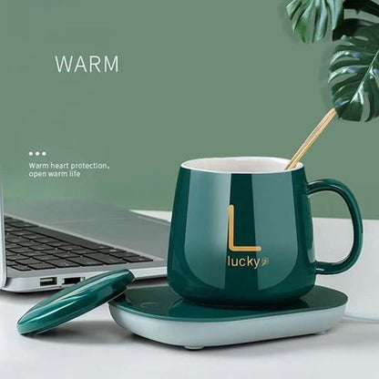 Smart Electric Coffee Mug Warmer – Portable & Temperature-Controlled Heating Plate - Infinitygallery.store