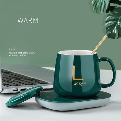 Smart Electric Coffee Mug Warmer – Portable & Temperature-Controlled Heating Plate - Infinitygallery.store