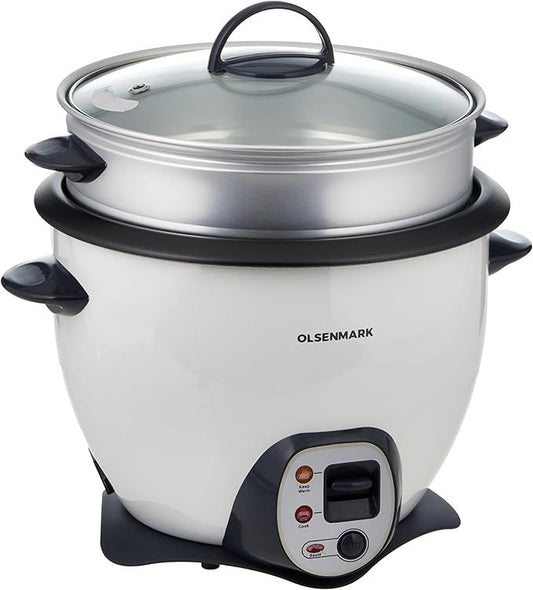 3-in-1 Electric Curry Cooker – Rice, Steam & Keep Warm | 1.8L Non-Stick Pot - Infinitygallery.store