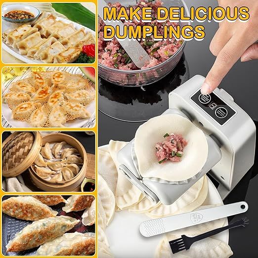 Electric Dumpling Maker Machine – One-Touch Automatic Wonton & Ravioli Press - Infinitygallery.store