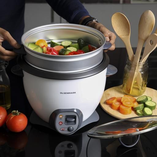 3-in-1 Electric Curry Cooker – Rice, Steam & Keep Warm | 1.8L Non-Stick Pot - Infinitygallery.store