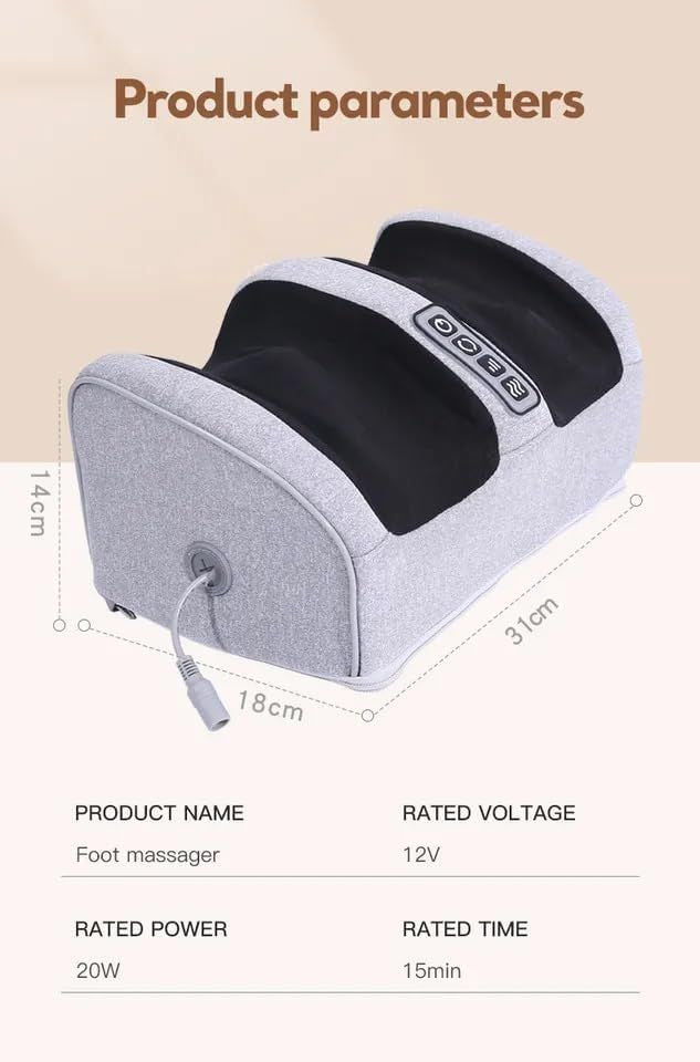 Electric Foot Massager – Deep Kneading & Vibration for Stress Relief & Circulation - Infinitygallery.store