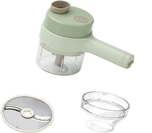 Handheld Electric Food Chopper – Ergonomic Design with Spatula & Cleaning Brush (1200mAh) - Infinitygallery.store