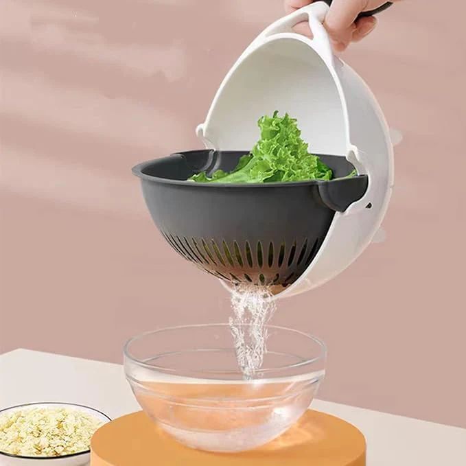 Multi-Functional Vegetable Cutter – 6-in-1 Slicer, Dicer & Chopper with Blade Storage - Infinitygallery.store