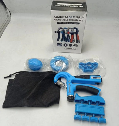 Adjustable Counter Hand Gripper Trainer – Ergonomic Grip with Strength Dial (10kg–100kg) - Infinitygallery.store