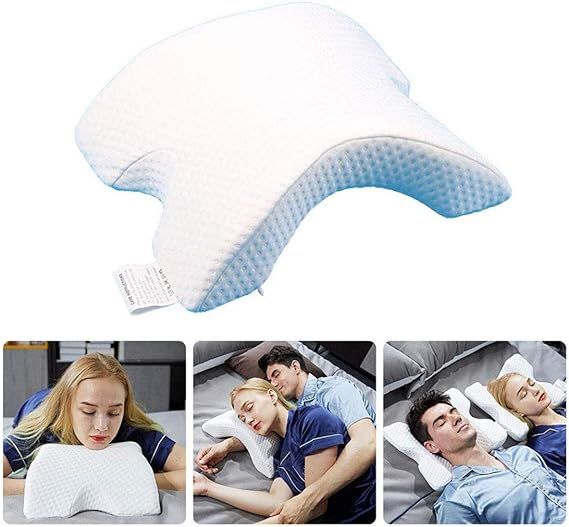 7-in-1 Cuddling Pillow – Ergonomic Tunnel Pillow for Couples & Neck Support - Infinitygallery.store