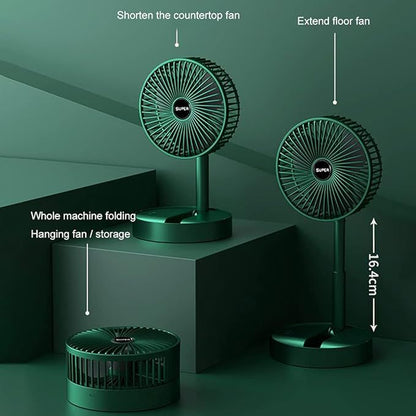 Rechargeable Folding Fan – Portable, Powerful & Ultra-Quiet Cooling - Infinitygallery.store