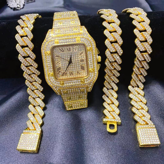 Watch Bracelet Necklace – Fashionable Quartz Timepiece & Jewelry Combo | Infinity Gallery - Infinitygallery.store