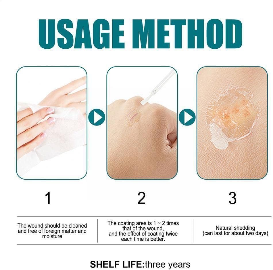 Waterproof Skin Liquid Bandage Gel – Quick-Dry Wound Sealant (10ml) - Infinitygallery.store