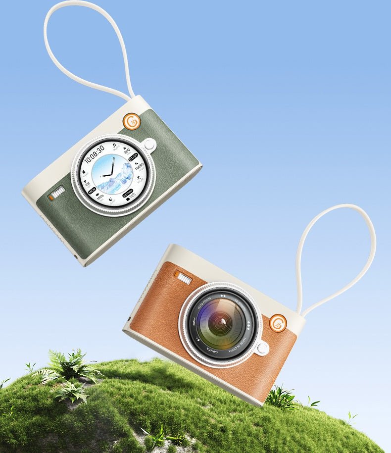 Fast charging power bank 10000mAh UAE Retro camera-style wearable Dubai Infinity Gallery Smart Treasure Travel tech accessories UAE 