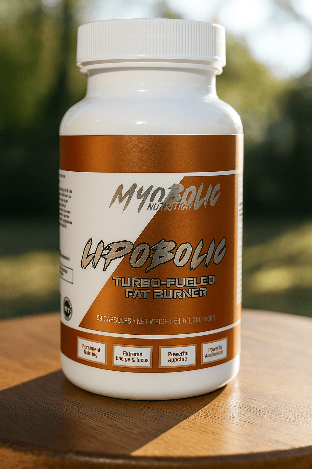 Fat Burner MYOBOLIC Nutrition Turbo Fueled 90 Capsules Energy Booster