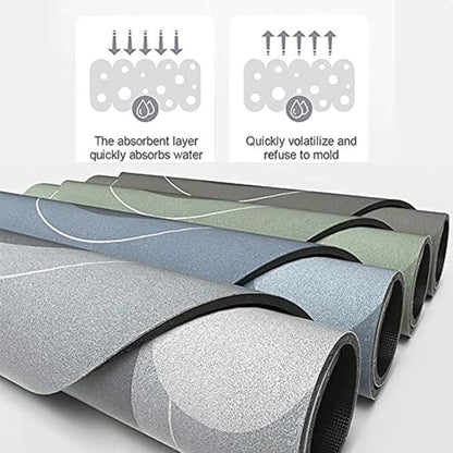 Super Absorbent Floor Mat – Quick-Dry, Non-Slip Rubber Mat for Bathroom, Kitchen & Entryway - Infinitygallery.store