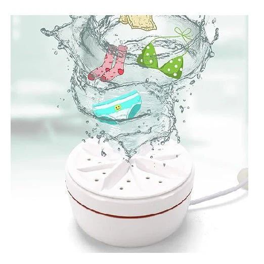 2-in-1 Foldable Mini Washing Machine by TOPINCN – Portable Automatic Washer & Spinner with 1kg Capacity - Infinitygallery.store
