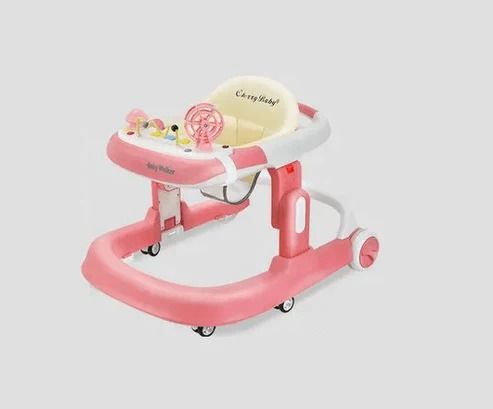 Folding Roller Walker for Kids – Adjustable, Safe & Lightweight Baby Walker - Infinitygallery.store